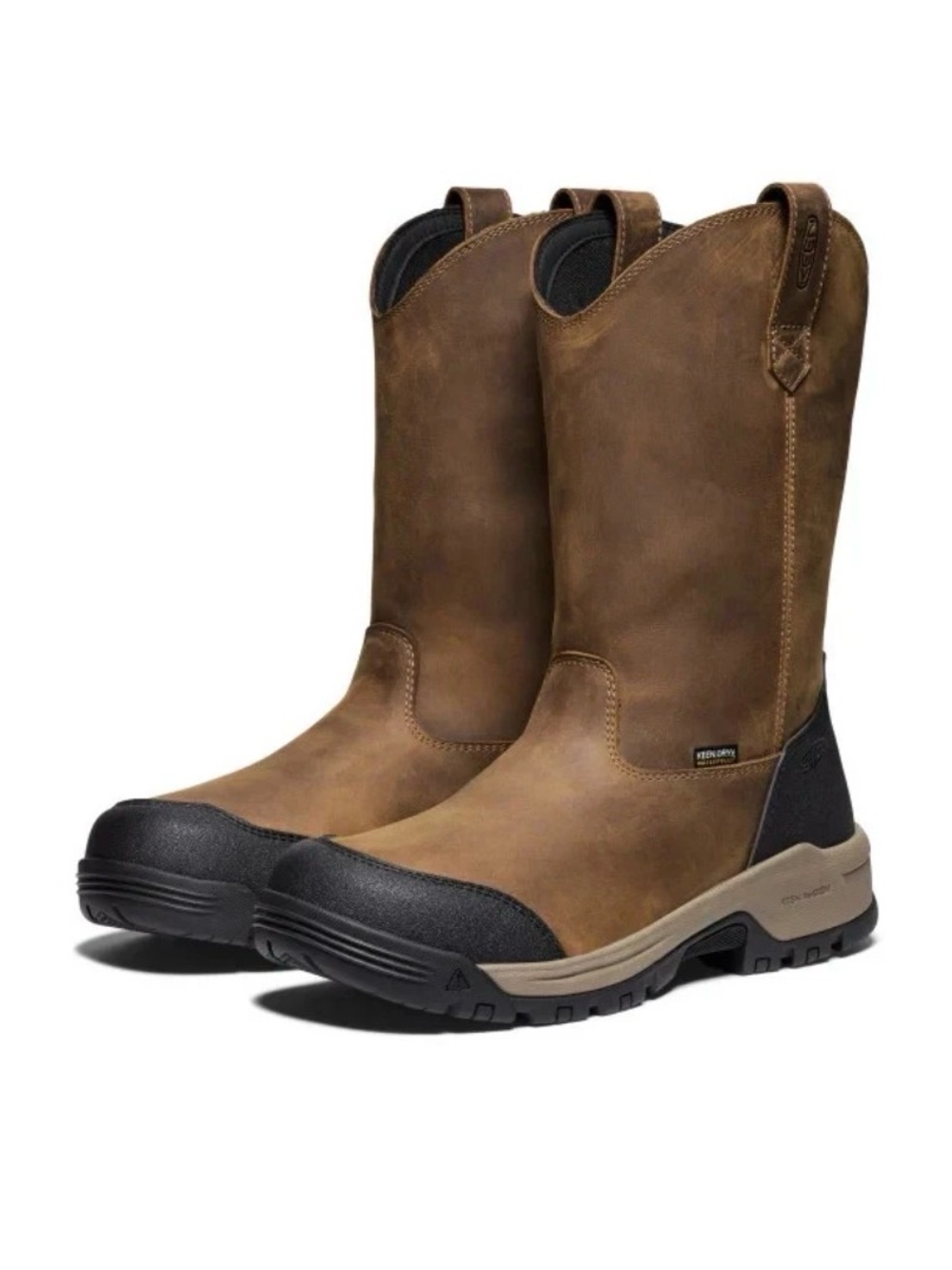 KEEN Utility Evanston Pull-On Waterproof Boot Soft Toe Men's Size 13D New